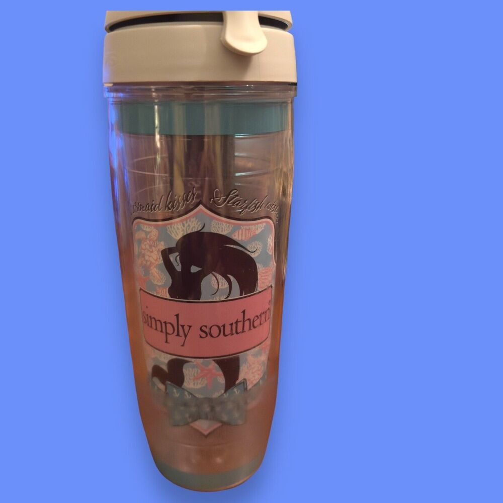 Tervis Tumbler 24 Oz. Simply Southern “MERMAID KISSES STARFISH WISHES” With Lid